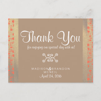 Carte de remerciements de l'esprit sauvage