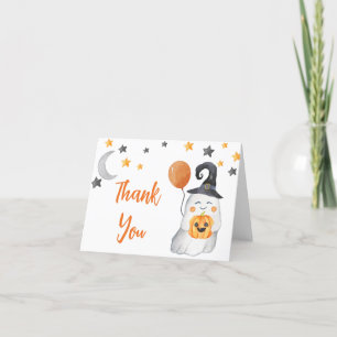 Carte de remerciements de Little Boo Baby shower