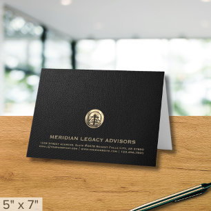 Carte de remerciements de logo personnalisable