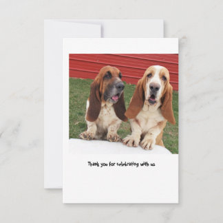 carte de remerciements de mariage