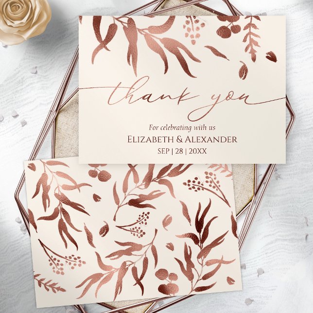 Carte de remerciements de mariage du printemps (Créateur téléchargé)