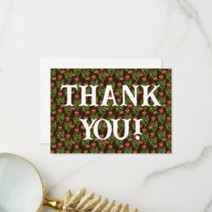 Carte de remerciements de Noël