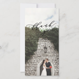 carte de remerciements de photo