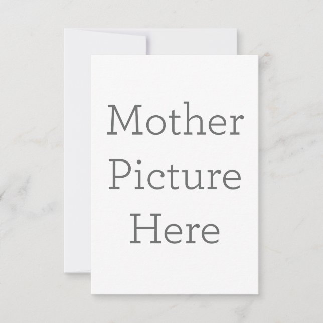 Carte de remerciements simple 8.9 cm x 12.7 cm (Devant)