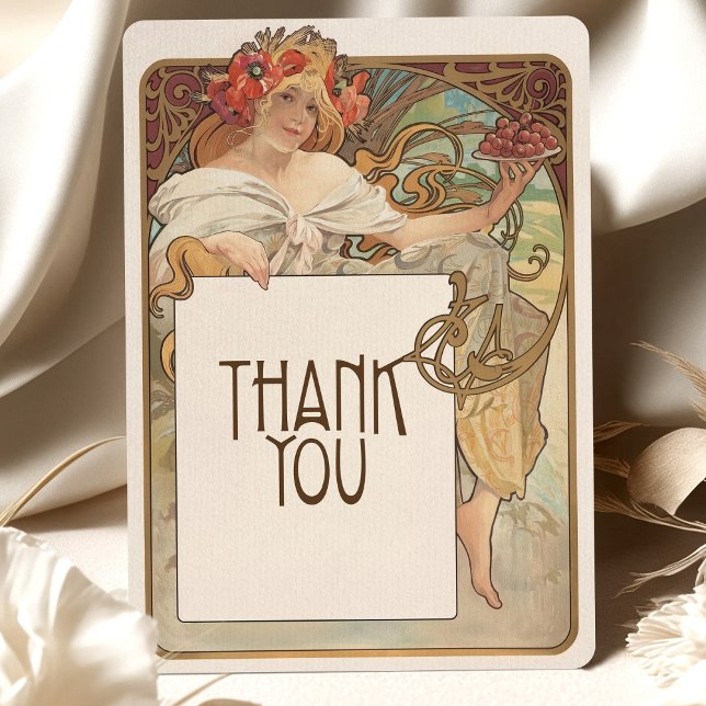 Carte de remerciements de raisins de cépages Art n (Créateur téléchargé)
