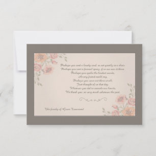 Carte de remerciements de récupération des Whisper