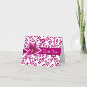 Carte de remerciements de Stargazer Lily