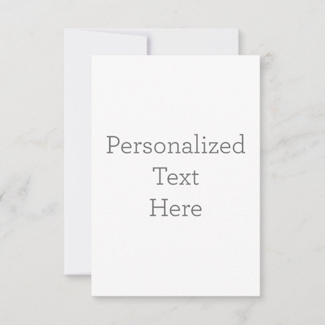 Carte de remerciements simple 8.9 cm x 12.7 cm (Devant)