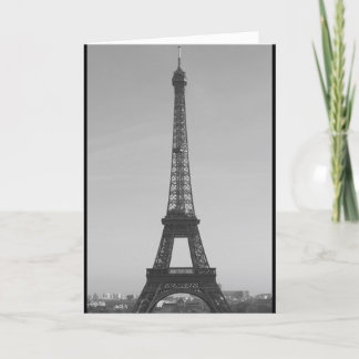 Carte de remerciements de Tour Eiffel