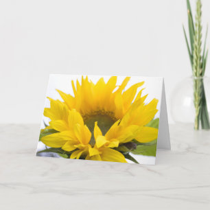 Carte de remerciements de tournesol…