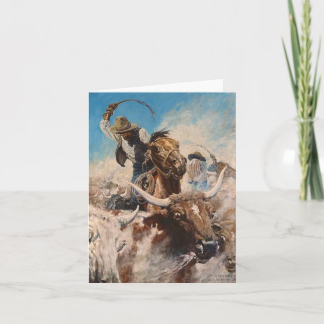 Carte De Remerciements Découper par Newell Convers Wyeth (Devant)