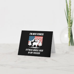 Carte De Remerciements Deer In My Freezer - Deer Hunter Deer Hunter Deer 