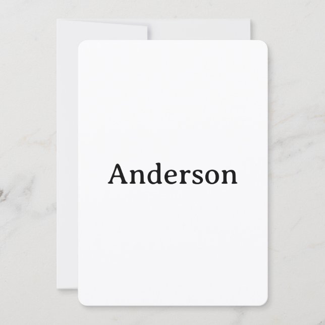 Carte De Remerciements Delete Text Replace Own Design 5" x 7" Rounded (Devant)