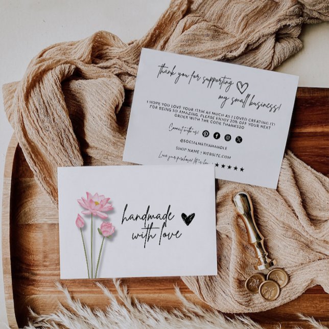 Carte de remerciements d'entreprise moderne (Modern Business Thank You Card)