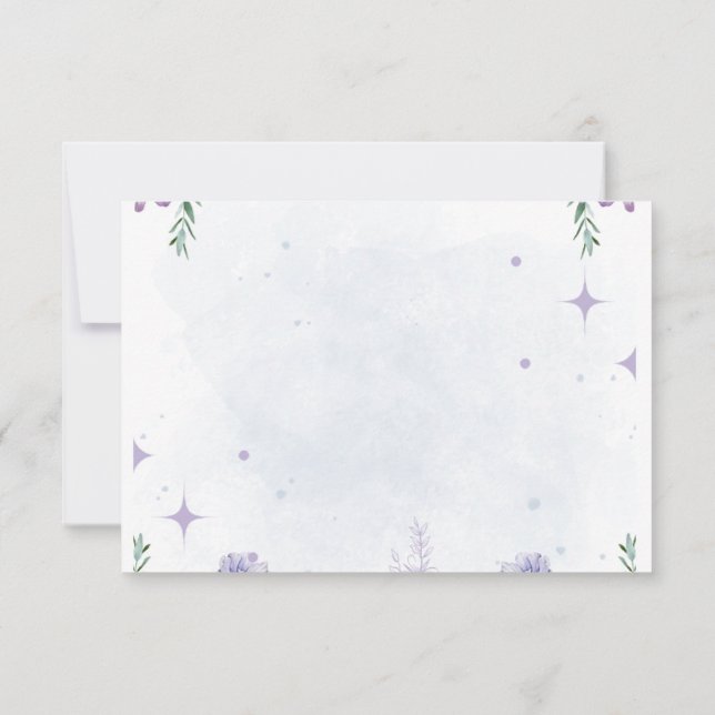 Carte de remerciements d'entrevue de travail (Dos)