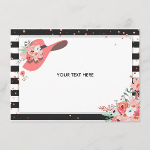 Carte de remerciements Derby Fête des mariées Port