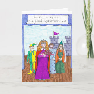 Carte De Remerciements Derrière chaque étoile est un grand soutien