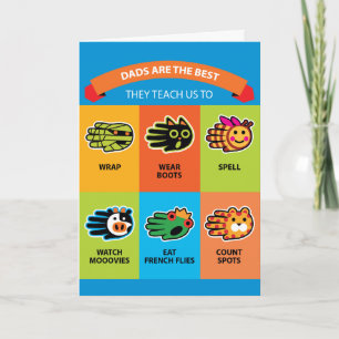 Carte De Remerciements Des choses que j'ai apprises de mon père