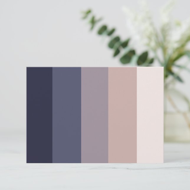 Carte De Remerciements Design, contemporain, poli et personnalisable (Debout devant)