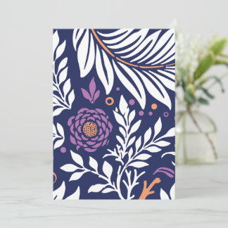 Carte De Remerciements Design floral 22