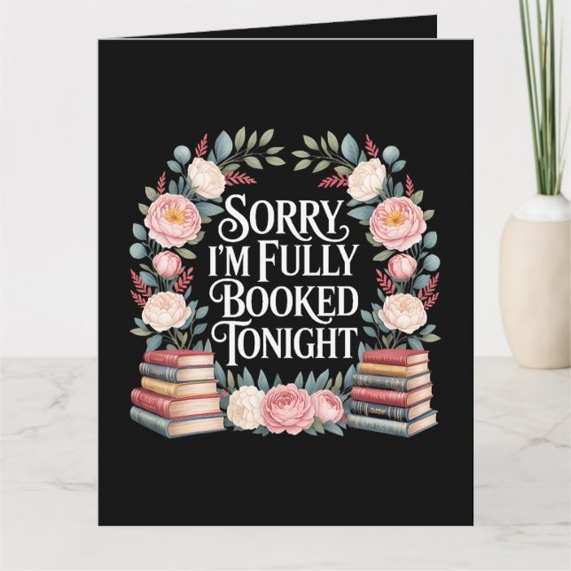 Carte De Remerciements Désolé, je suis complet ce soir  (Devant)