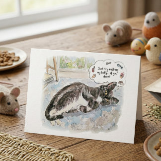 Carte De Remerciements Dessin artistique à l'aquarelle avertissant des ca