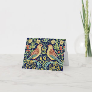 Carte De Remerciements Dessin d'oiseau classique