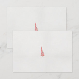 Carte De Remerciements dessin d'un oiseau avec des fleurs dessus