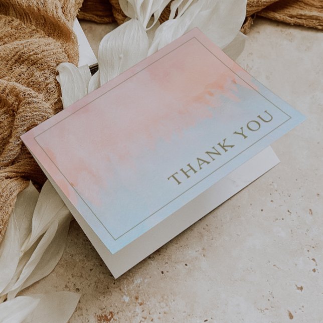 Carte de remerciements d'été Sunset (Créateur téléchargé)