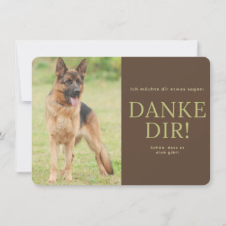 Carte De Remerciements Deutscher Schäferhund