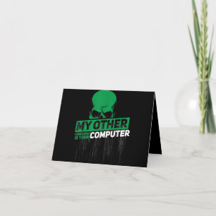 Carte De Remerciements Développeur Sysadmin Engineer Hacker Code d'admini