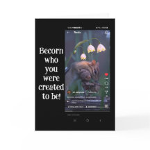 "Devenez qui vous avez été créé pour être! Capture