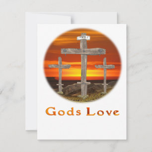 Carte De Remerciements Dieu aime