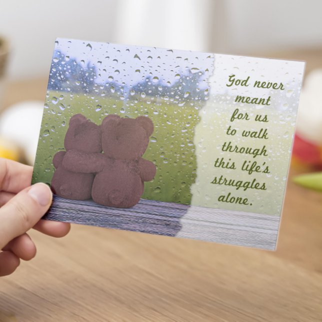 Carte De Remerciements Dieu ne nous Recherché jamais à marcher seul - Je  (Créateur téléchargé)