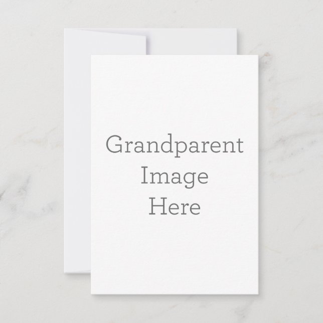 Carte de remerciements simple 8.9 cm x 12.7 cm (Devant)