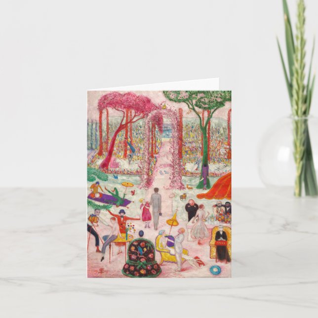 Carte De Remerciements Dimanche après-midi dans le pays (Devant)