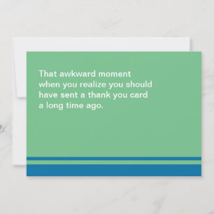 Carte de remerciements d'instant difficile - Merci