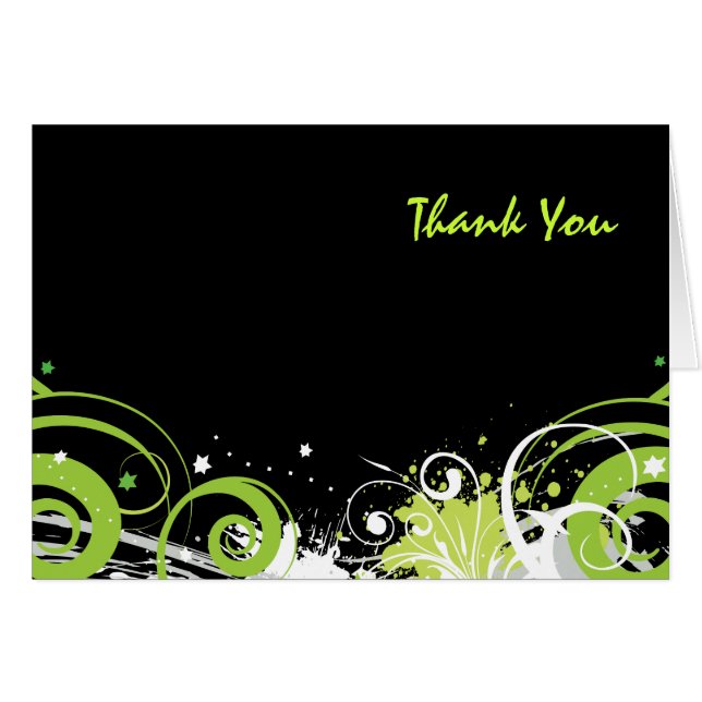 CARTE DE REMERCIEMENTS d'invitation Bat mitzvah de (Devant Horizontal)