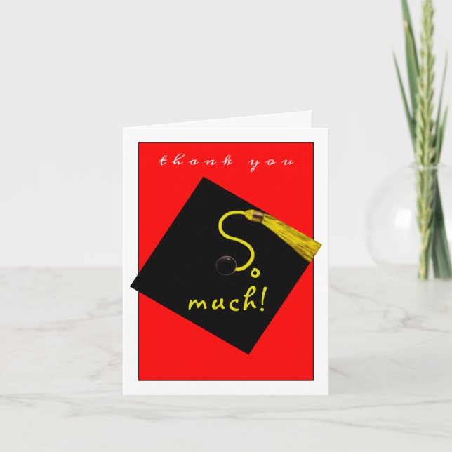 Carte De Remerciements Diplôme (Devant)