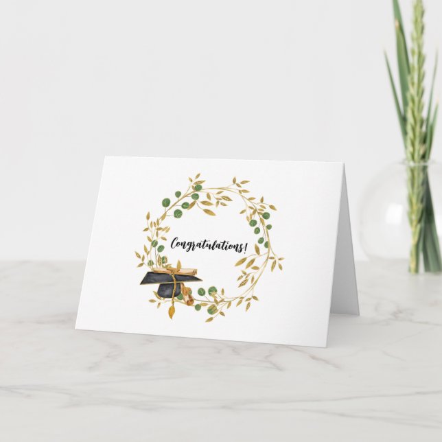 Carte De Remerciements Diplôme (Devant)