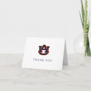 Carte De Remerciements Diplôme de l'Université d'Auburn Auburn Tigers