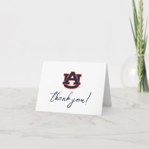 Carte De Remerciements Diplôme de l'Université d'Auburn Auburn Tigers