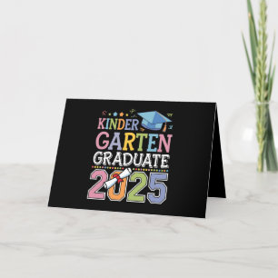Carte De Remerciements Diplômé de maternelle 2025 École de fin d'études