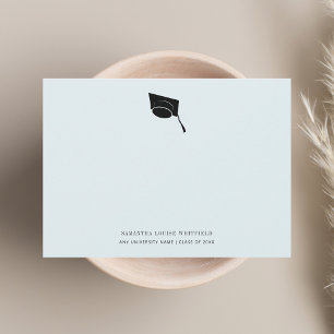Carte De Remerciements Diplôme Moderne 2026 Casquette de Diplômé Classiqu