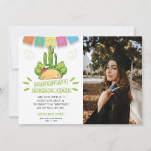 Carte De Remerciements Diplôme Muchas Gracias Fiesta