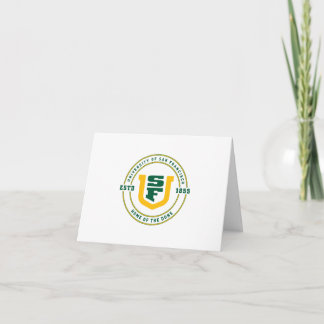 Carte De Remerciements Diplômés de l'Université de San Francisco