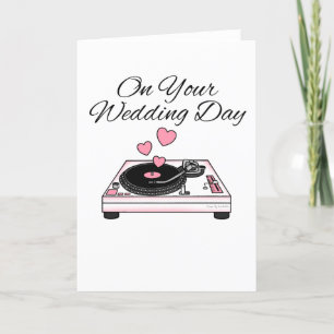 Carte De Remerciements DJ Mariage Card Musicien Musique Lover