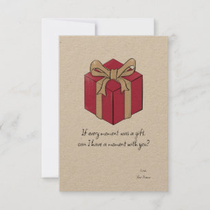 Carte De Remerciements Don de soumission Valentine's Day Appartement Cart