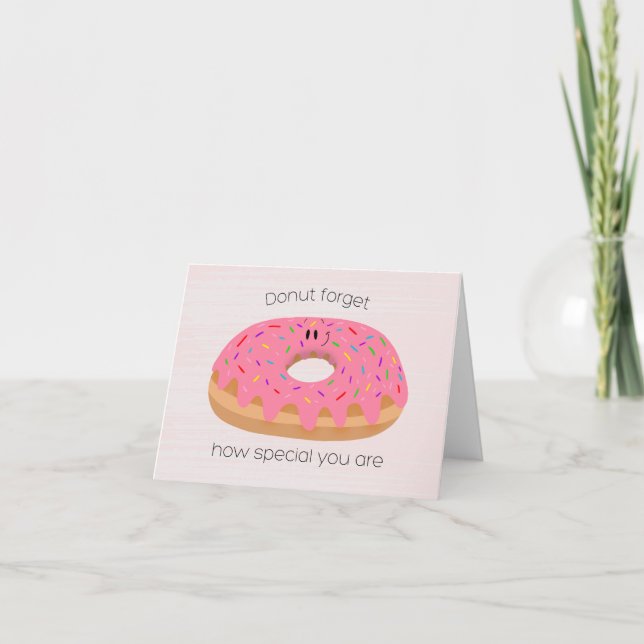 Carte De Remerciements Donut Appreciation (Devant)