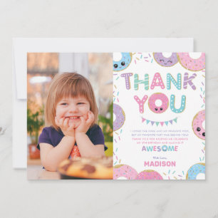 Carte De Remerciements Donuts Doughnut Sprinkles Anniversaire Photo